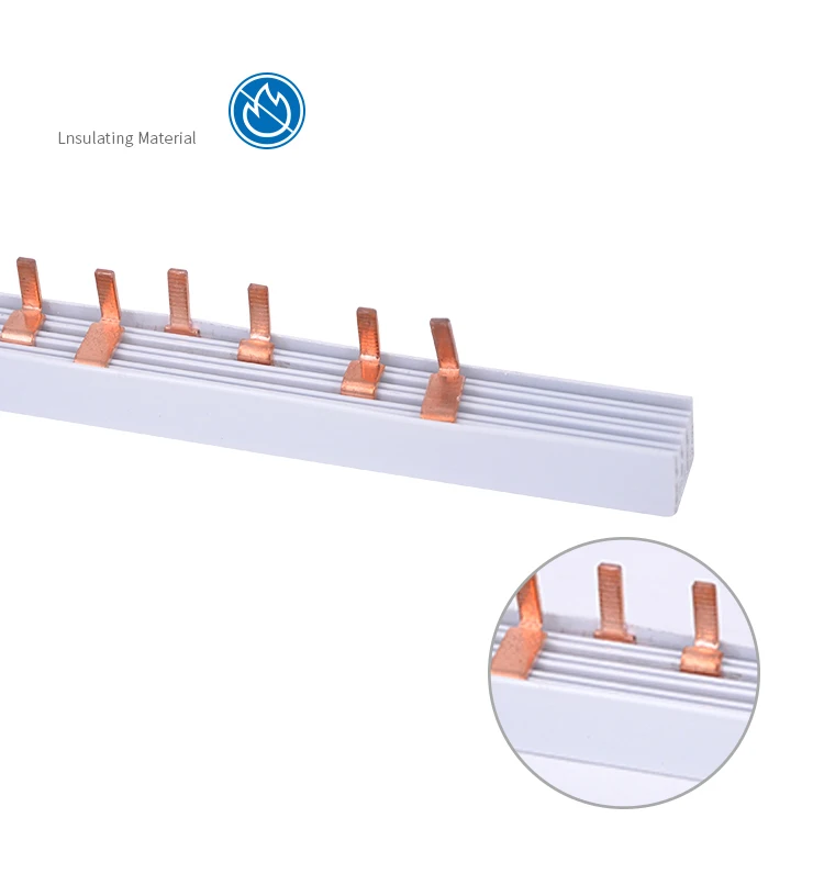Electrical Copper Busbar 125A 4P Pin Type for Power Distribution Equipment