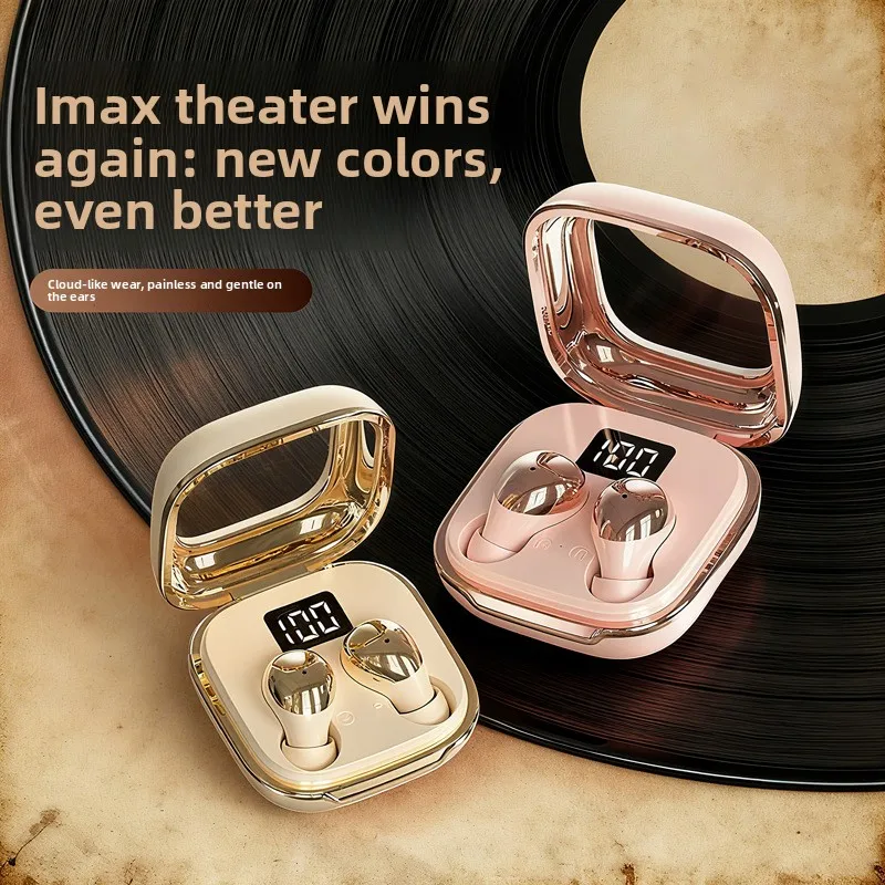 2026 New Bean for 5.3 In-Ear Sleep Headset Active Noise Cancellation (ANC) Stereo Calls Non-Waterproof Comfortable Painless