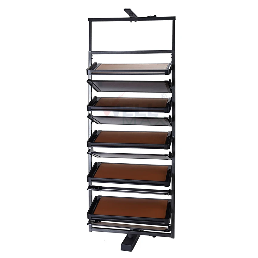 Wellmax Wardrobe Revolving Shoe Rack Storage Organizer Display