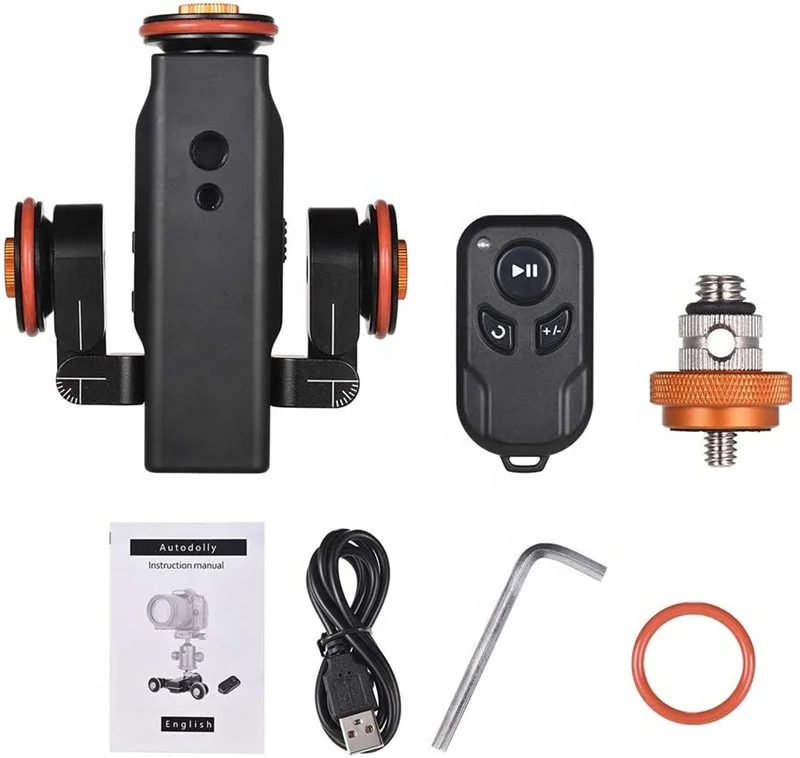 
 Регулируемый беспроводной пульт дистанционного управления 3 колеса DSLR камера видео авто электрический трек слайдер тележка для Gopro  