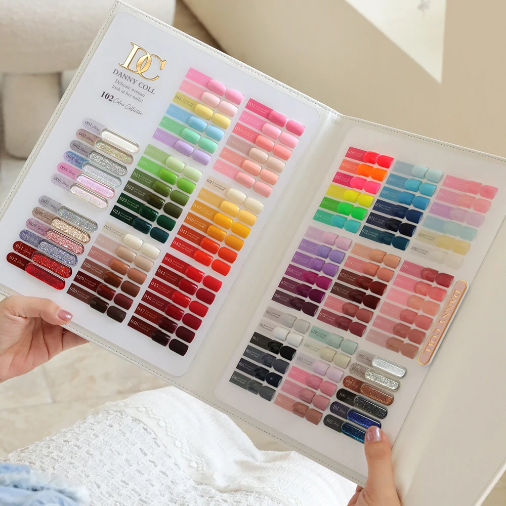 ダニコール新着ネイルジェルセット72色15ml、エコフレンドリーで長持ち