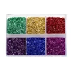 Rainbow-colored gravel set