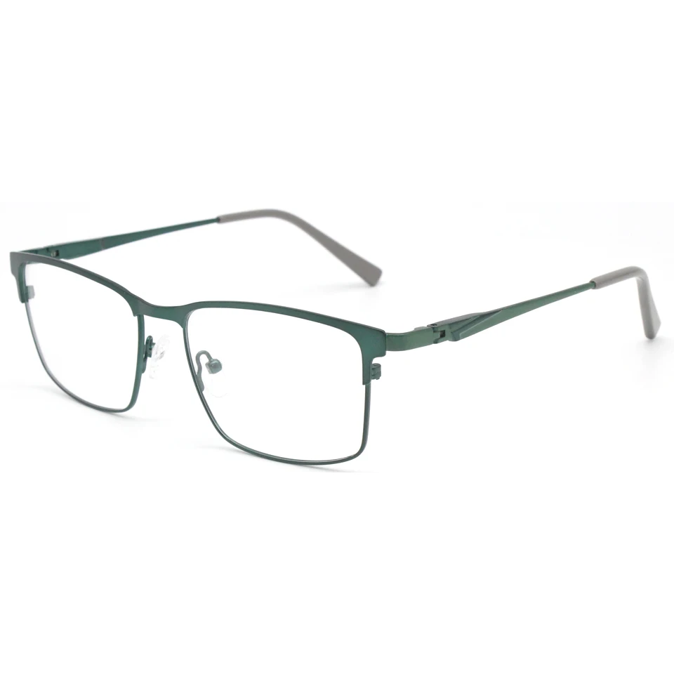Men Optical Frames Wholesale Small Metal Frame Square Design Dark Color