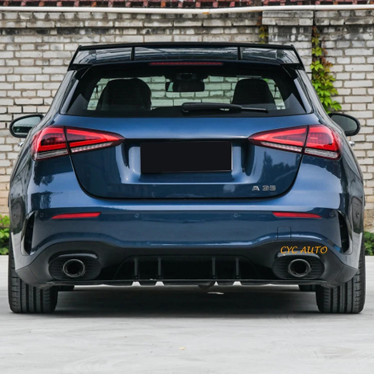 Car Parts W177 Diffuser for Mercedes a Class W177 A35 Rear Diffuser Sport Hatchback 2019 2020
