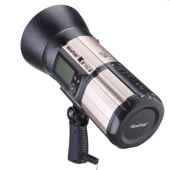 NiceFoto 800W Outdoor Flash Lighting Studio Flash Battery Powered Flash Light K8TTL.M TTL for Canon and Nikon detail image