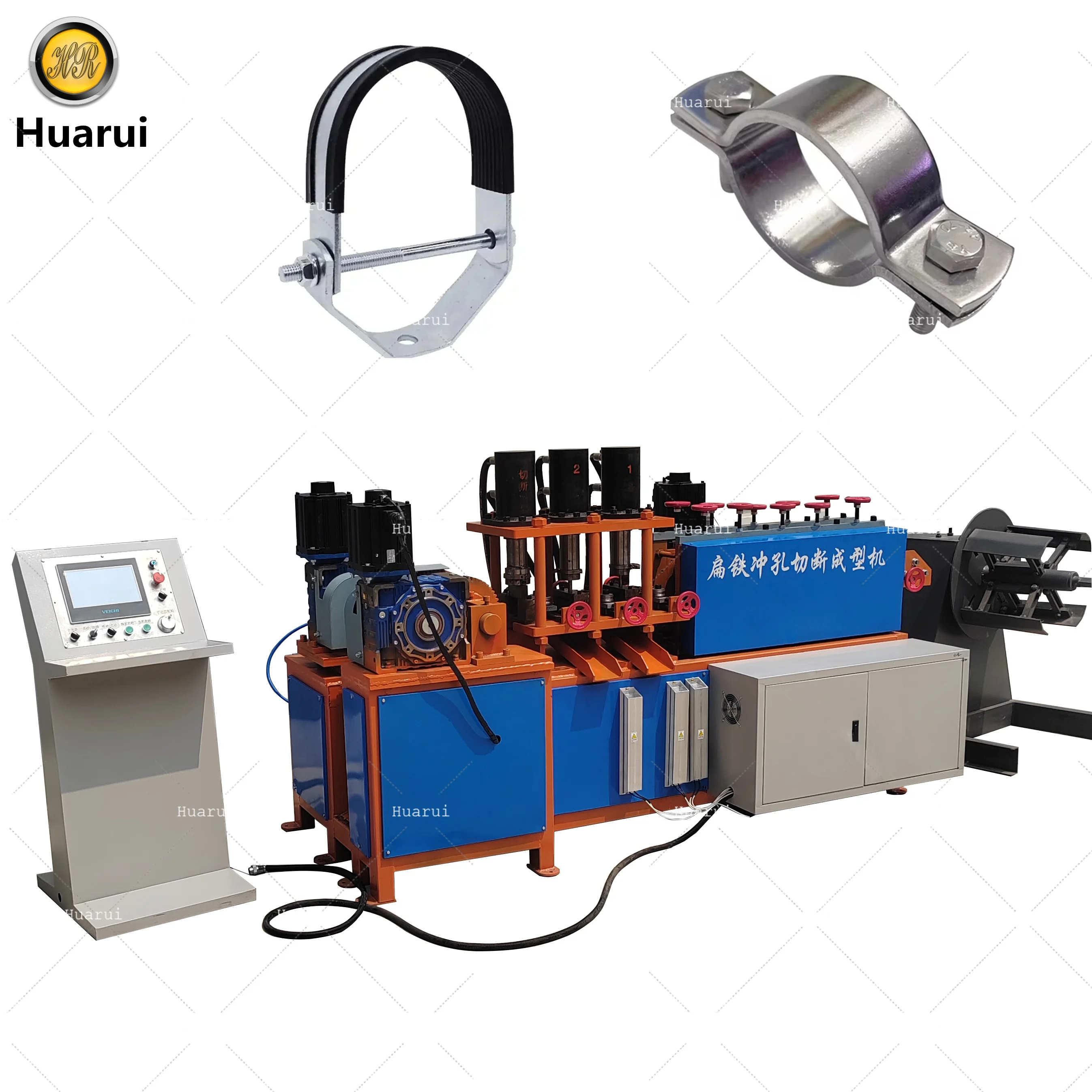 CNC Automatic Hose Pipe Clamp Hope Making Machine