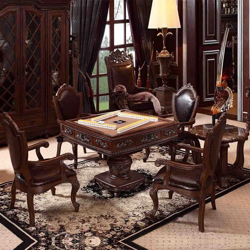 Oem Wooden Dining Room Sets 6 Chairs Table Furniture Luxury 6 Seaters