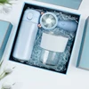 Staniless steel water bottle+Glass Cup+Fan