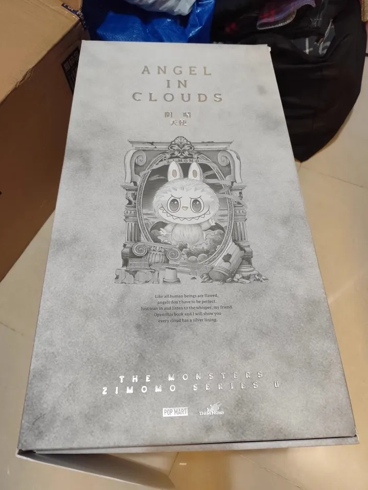 Labubu Popmart Original Zimomo Plush Doll - 58cm Colorful Vinyl