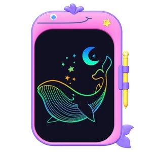 L07 ABLE Notepad Cartoon Whale Design Children's Drawing and Writing Custom Stationery Lcd Writing Pad 12 Inch
