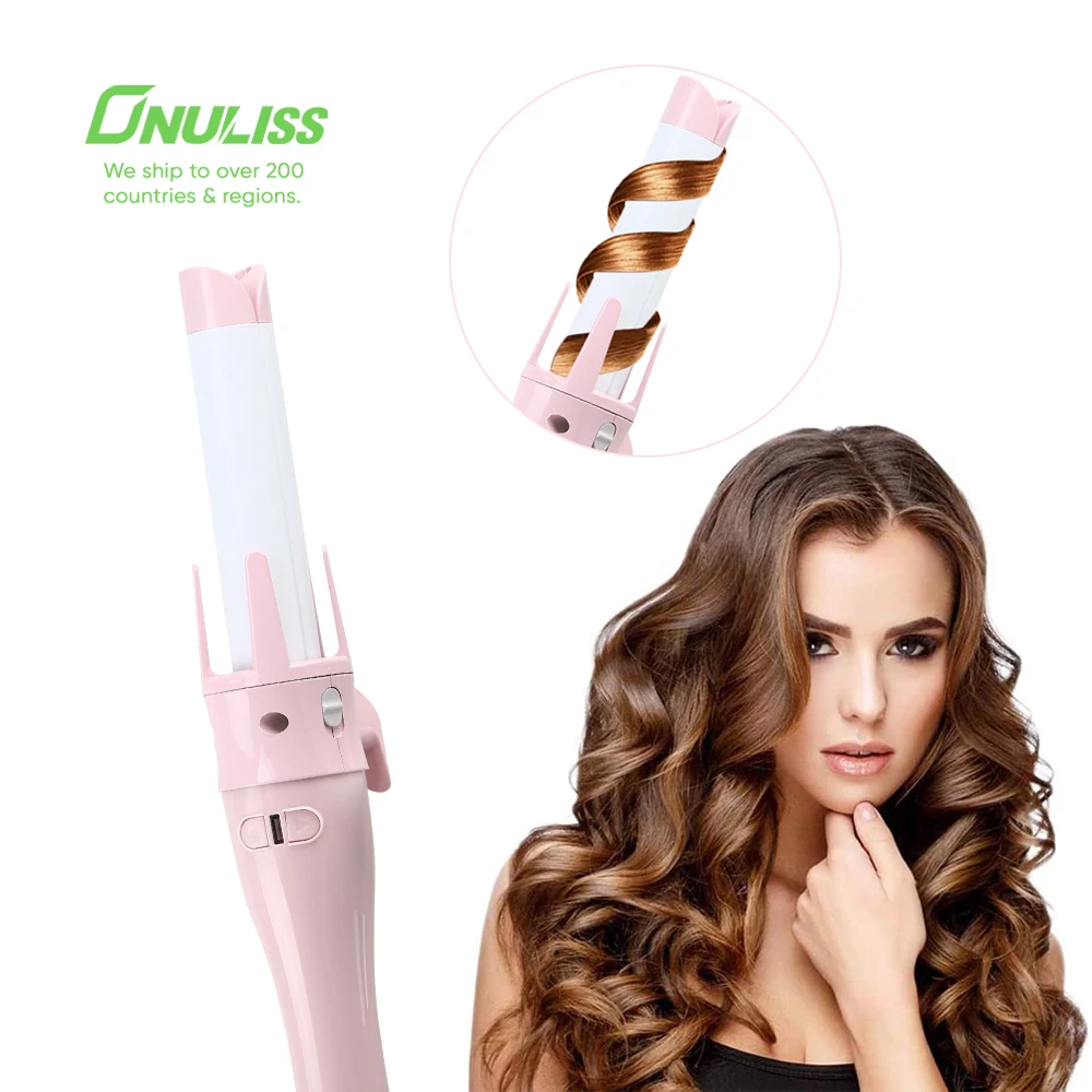 Multifunction Rotating Straightening Curling Wand Wave Styler Ceramic Curling Iron Automatic Hair Curler