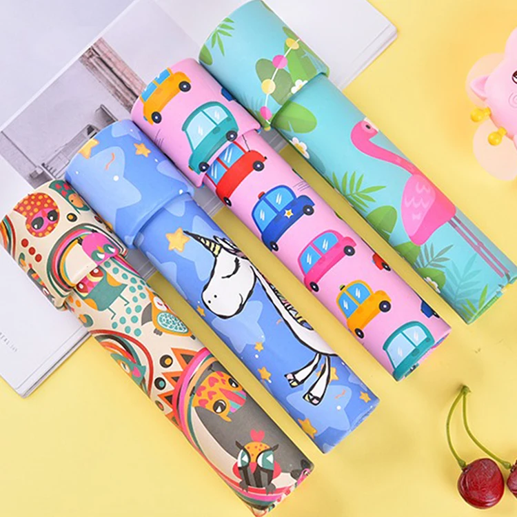 Оптовая продажа, недорогой волшебный призматический Забавный детский мультяшный калейдоскоп