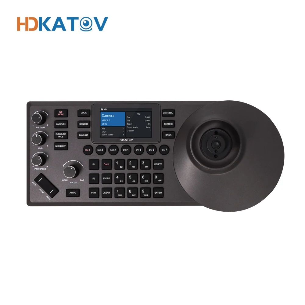 JJTS Super Broadcast Camera Keyboard Joystick IP Controller for PTZ Cameras