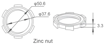 Nothing Wires Connect Zhaga Photocell Receptacle JL-700W