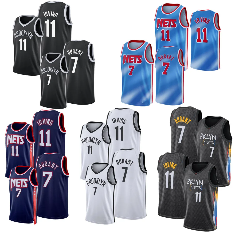 NBA_ Stitched Basketball 7 Kevin Durant Jersey 11 Kyrie Irving Jerseys City  Man Good Quality Earned Sport Uniform Edition Men's Bl''nba''Jerseys 