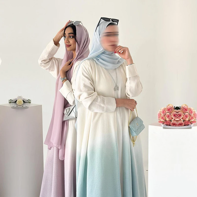 abaya and dress Abaya & Maxi Dress Set