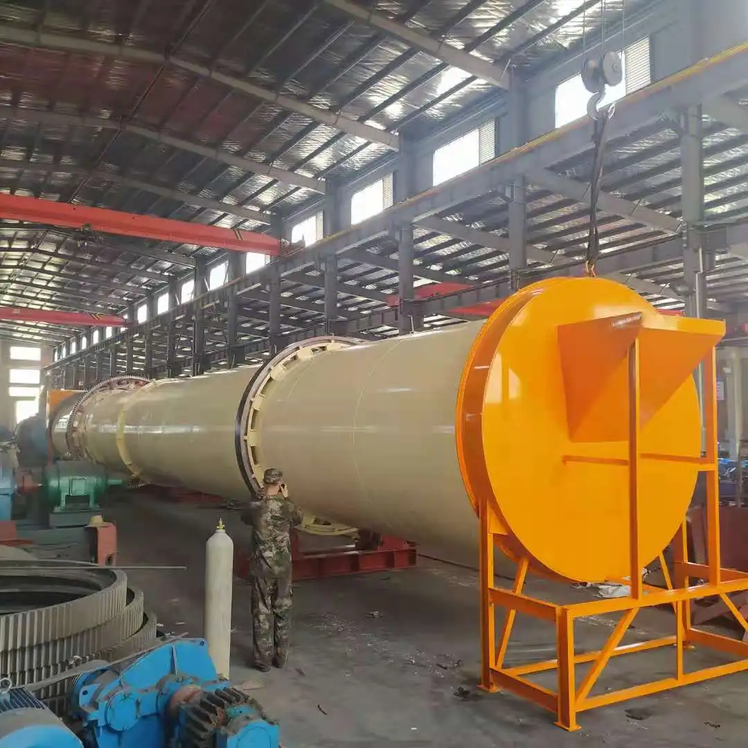 New Type Rotary Drum Dryer For Clay Drying System Sludge Rotary Drum
