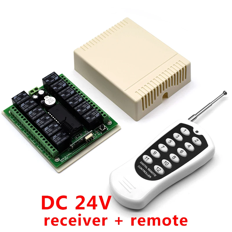 Smart Home 12V RF Relay Wireless Remote on/off Switch Receiver and  Transmitter - China Remote Control Switch, RF Remote Control