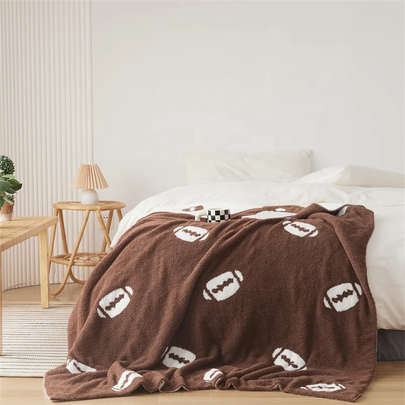 Warm Adult Knitted Blankets Made Of 100% Cotton Bring Warmth To The Home  glq factory