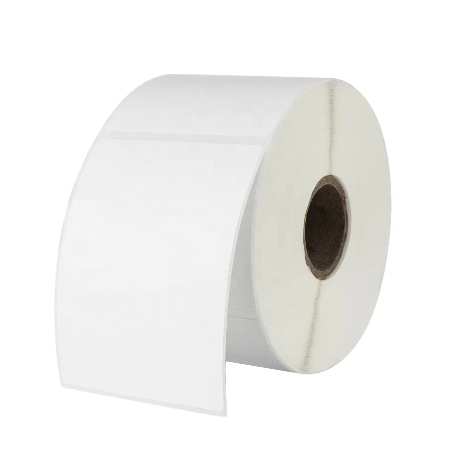 Cardboard Box Self Adhesive Sticker Strong Adhesive Paper Continous Roll Label Stickers 4x6 Shipping Labels