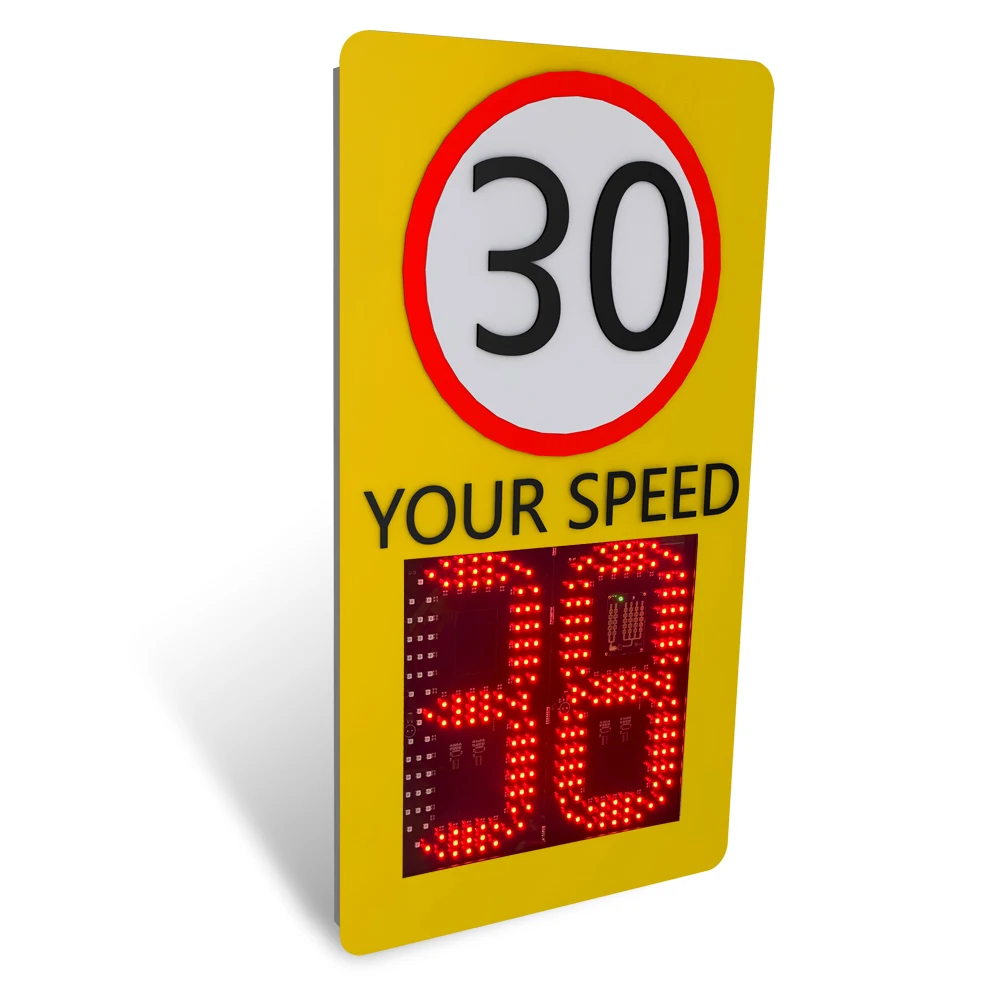 Speed Radar Sign With Radar