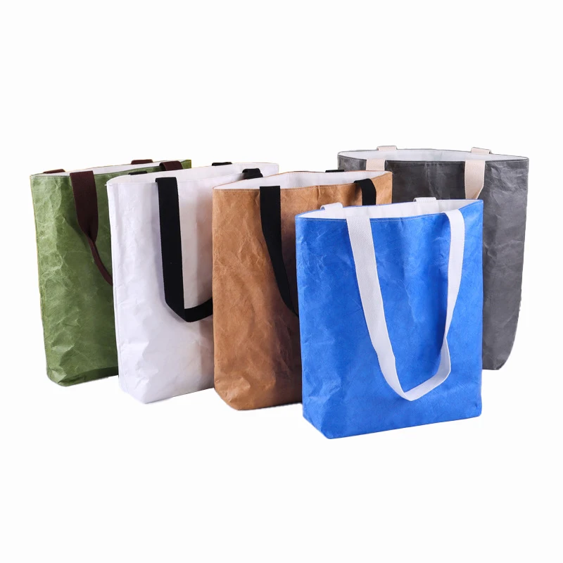 ISO BSCI Factory Professional Customized Washable Paper Bag Untearable Waterproof Tyvek Tote Bag