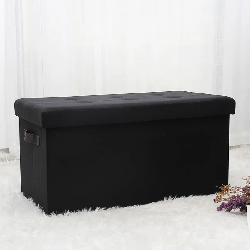 Hstex High Quality Hot Sale Storage Ottoman Folding Storage Ottoman Storage Box Bench