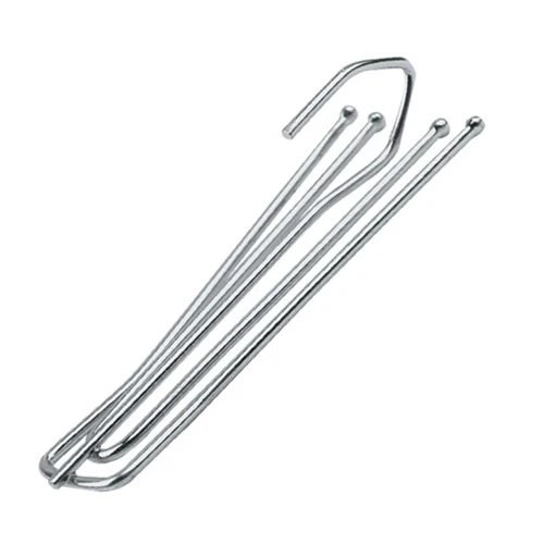 Gardinia Gancio Pieghevole per Anelli per Tenda, Occhiello 7 mm