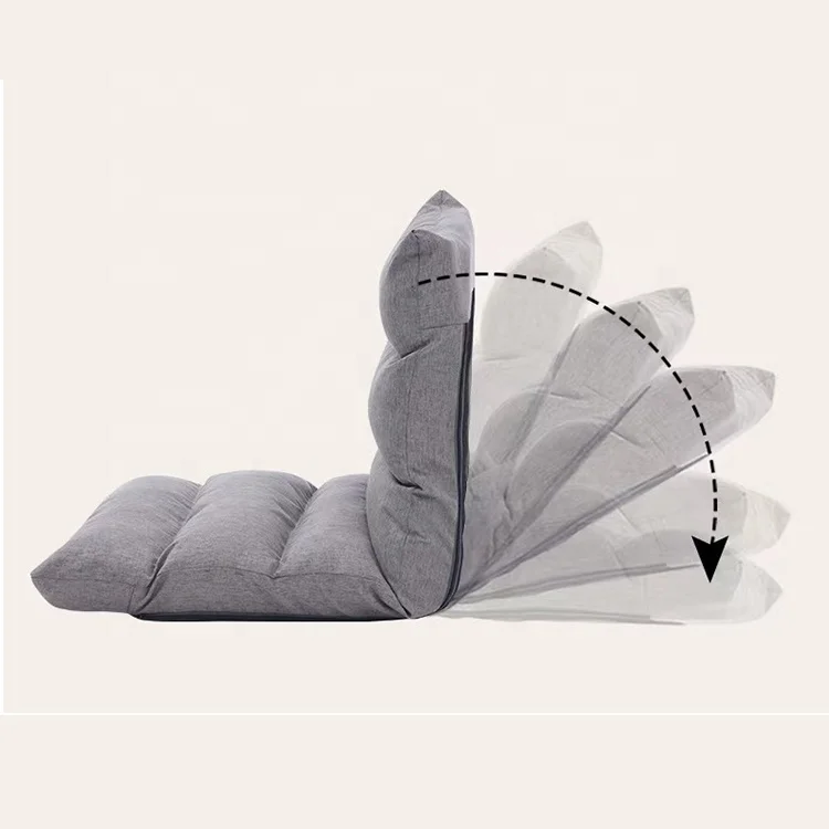 Home Lazy Foldable Lounge Chair Adjustable Backrest Sofa Chairs for Living Room
