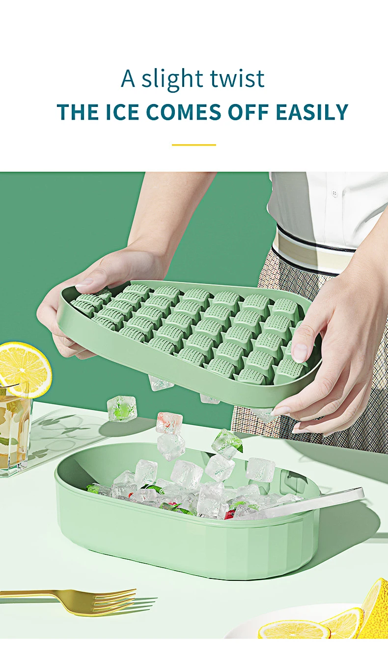 72 Nugget 2 Layers New Arrival Ice Cube Tray For Freezer Safe Ice Cube ...