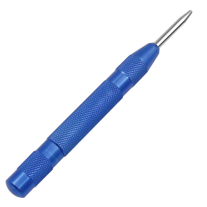 5 Inch Automatic Center Pin Punch Spring Loaded Marking Starting Holes Tool High Speed Steel Automatic Centre Punch Dot Punch