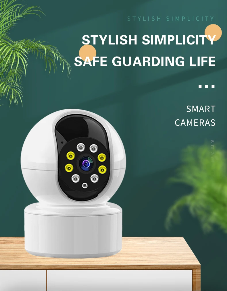 1080P Wifi Camera 360 Indoor Full Color Two Way Intercom Motion Detection JXLCAM Wireless Surveillance Camera