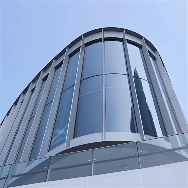 Customized Hyperbolic Fireproof Curved Tempered Laminated Insulating Glass