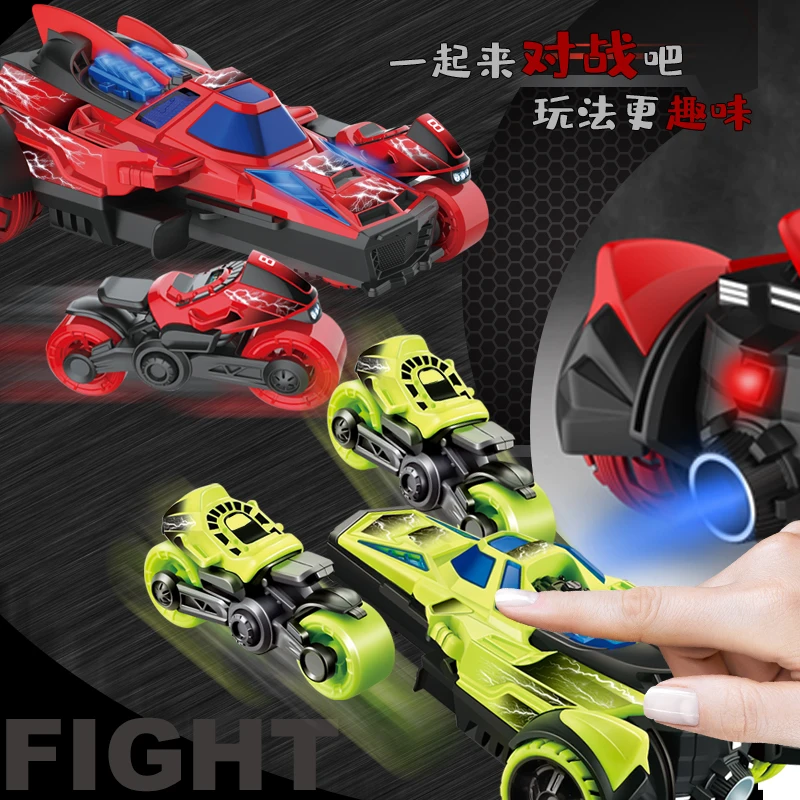 Multi Functional Alloy Catapult Vehicle Metal Ejection Die Cast Toy Car Set With Music and Light