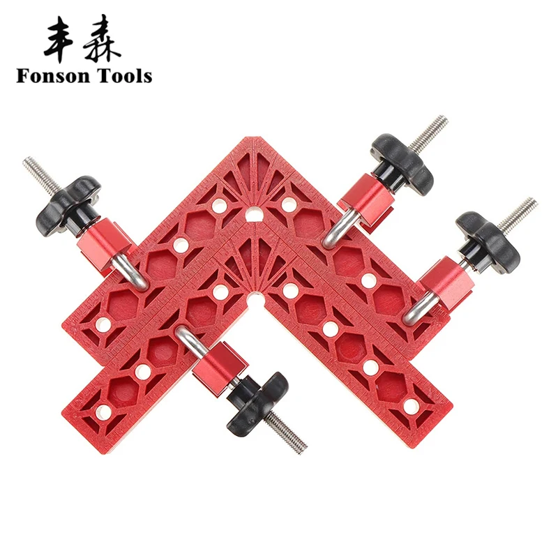 Precision Adjustable Clamping square Woodworking Machinist square Positioning Right Angle Clamping Measure