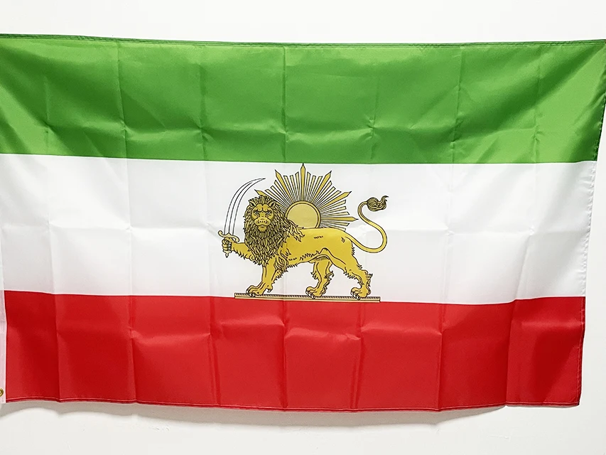 Crisi Usa - Iran, Bandiere Cartoline Con Bandiere Illustrazione di