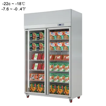 急速冷凍ショーケース冷凍食品ガラスドアディスプレイ冷凍庫