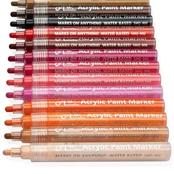 24acrylic Paint Markers Medium Tip Acrylic Paint Pens Set for Rock Painting  - China 3.0mm Acrylic Paint Pens, 3.0mm Acrylic Pen Set