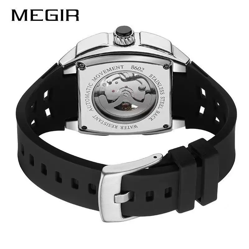 【早い者勝ち】MEGIR 8602 自動巻き 機械式腕時計 メンズ 高級モデル MEGIR 8602 Watch - Luxury Automatic Mechanical Timepiece