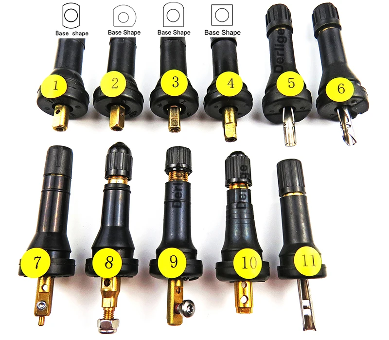 Aluminium Alloy Car Tire Valves For Tpms Sensor Snap In Tubeless Wheel Rim Valve Stem Tpms