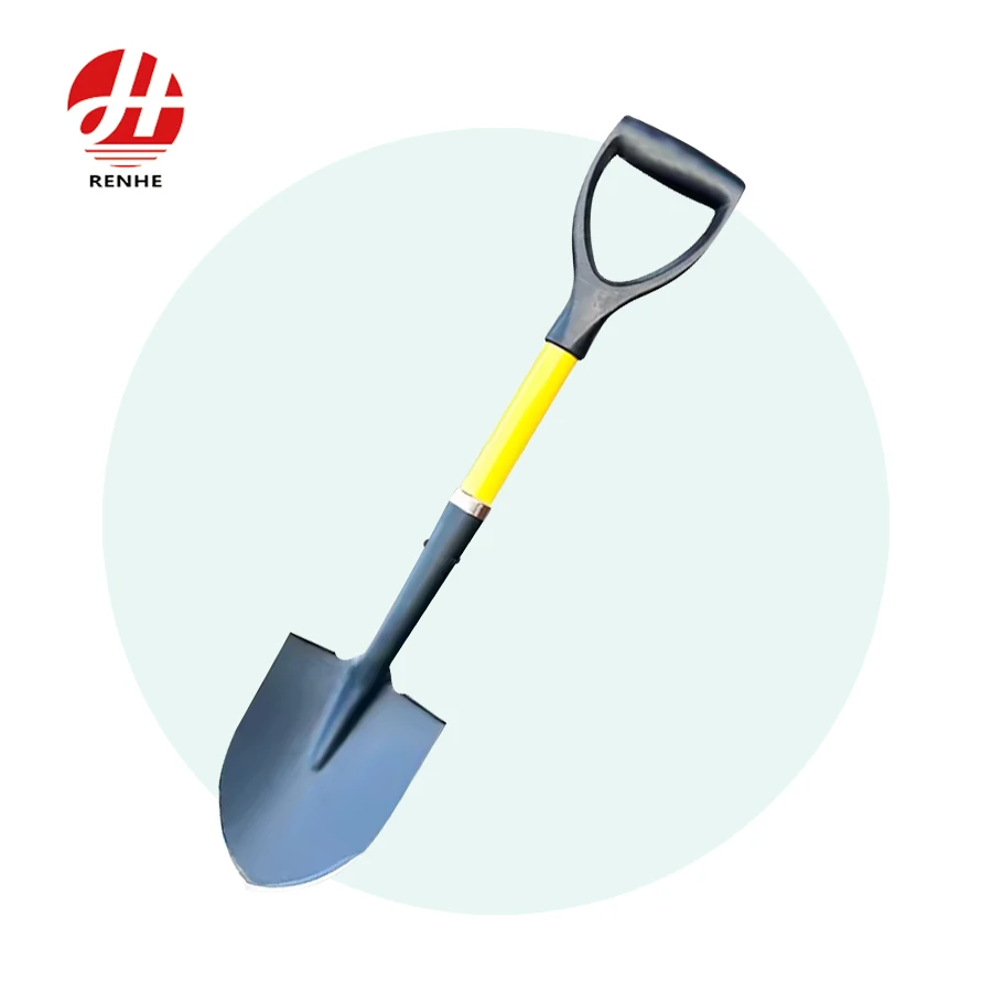 24Hours Sample  Farming Tools Mini Steel Spade Small  Shovel With Fiberglass Handle