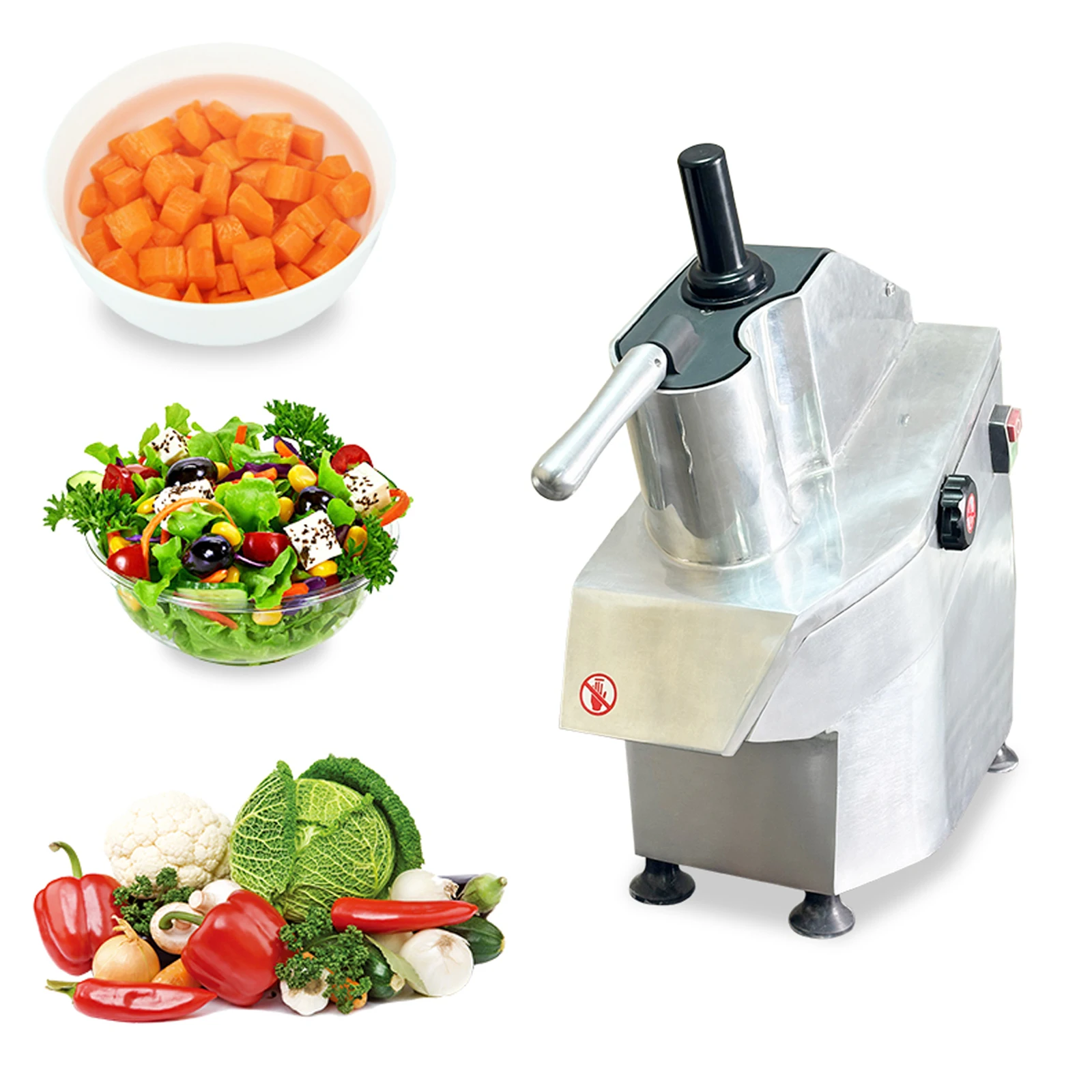 Commercial Kitchen Multifunctional Electric Fruit Vegetable Processor Home Use Onion Dicer Grater Cutter Machine Fruit Vegetable