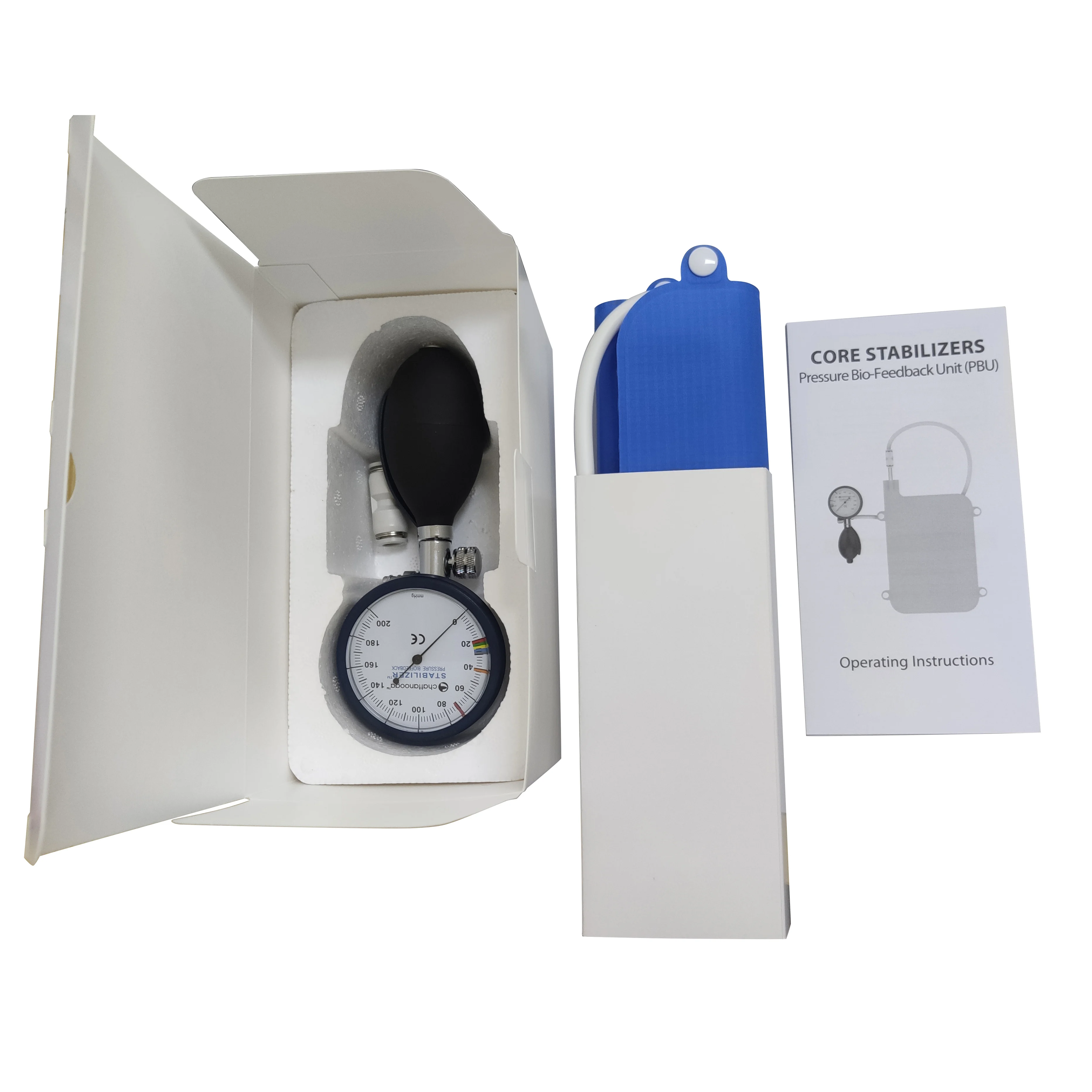 Chattanooga Stabilizer with Fully Customized Print on the Faceplate and Standard 200mmHg Pressure Gauge