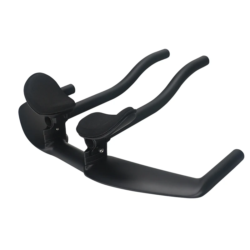Aero Bars Time Trial Bicycle Bike Fixie Bullhorn Rest Handle bar Triathlon Road Integrated TT Handlebar Carbon Fibre for Cycle
