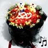 33 bouquets of red crown bear