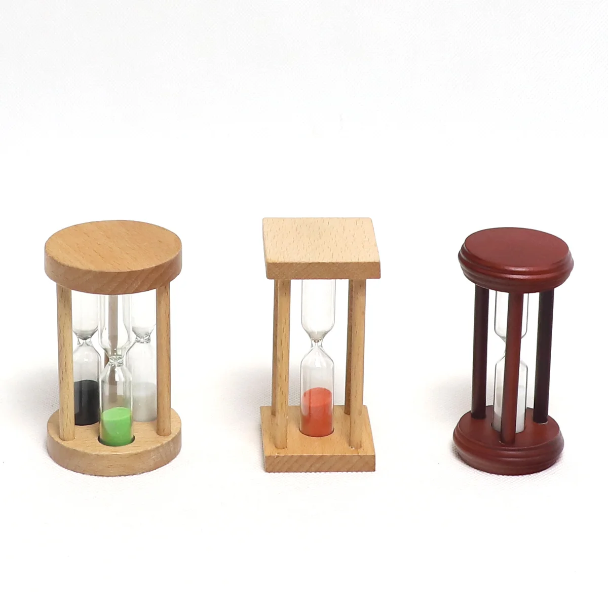 Heißer Verkauf Studie Sanduhr 3 Minute Glas Sand Uhr Timer Mode Bunte Sand Glas