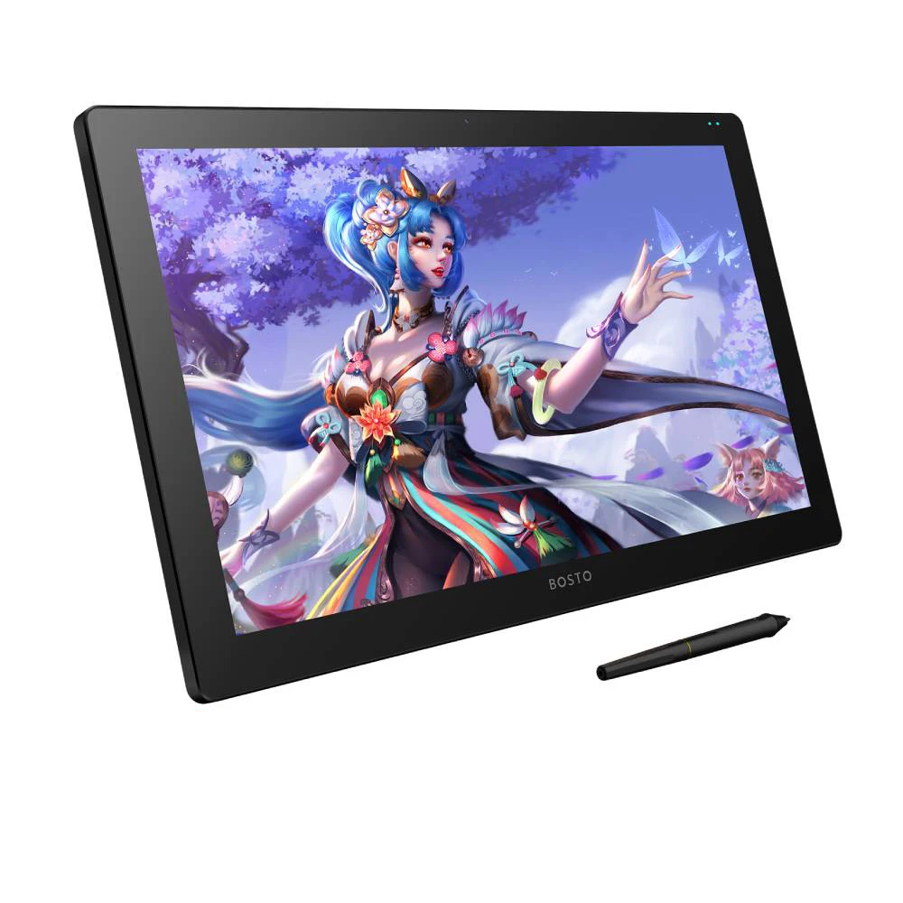 BOSTO X7 Drawing Tablet H-IPS LCD Screen 21.5 Inch Graphics Drawing Tablet  Screen 120%s RGB Window Mac and Android Device