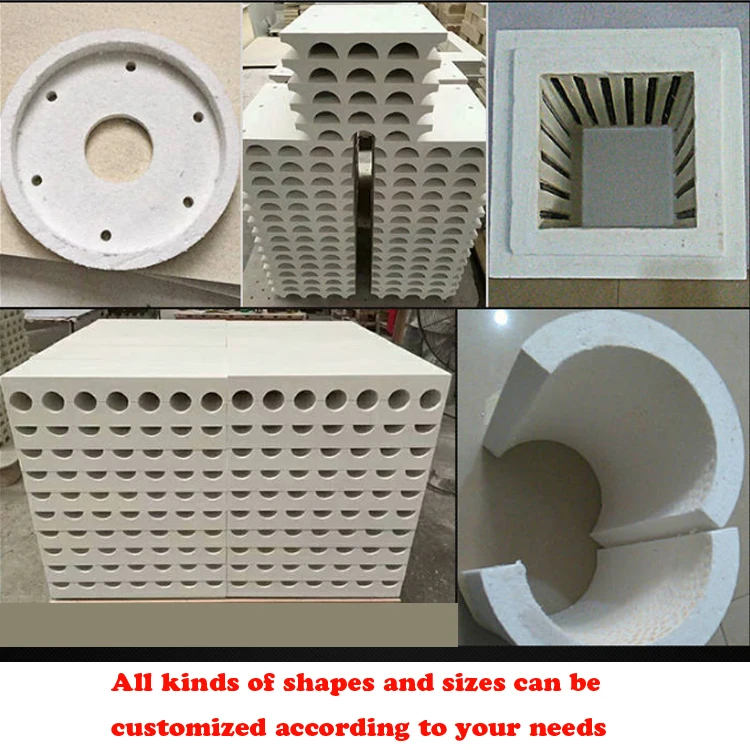 High insulation thermal 1600C 1700C 1800C alumina ceramic fiber board for klin