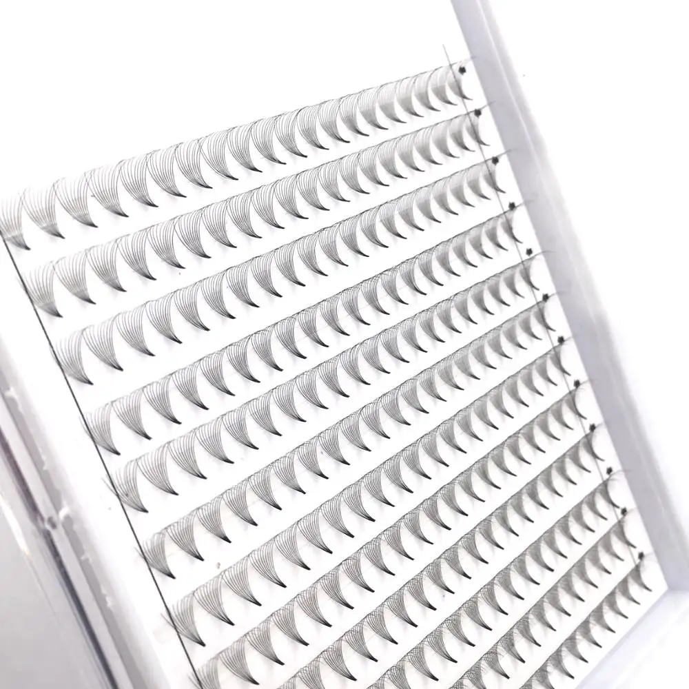 
 Частная торговая марка 0,07 0,10 норковые D изгиб русский объем ресниц 10D готовые веера большие лотки Декоративные ресницы  