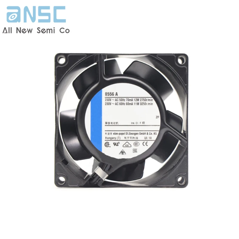 Original Axial fan 8556A 230V 12/11W 8CM All-metal fan